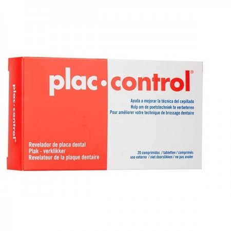 PLAC CONTROL REVELADOR PLACA DENTAL 20 COMPRIMIDOS