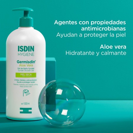 ISDIN GERMISDIN ALOE VERA GEL DE BAÑO PIEL SECA 1 L
