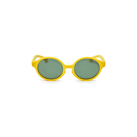 MUSTELA GAFAS DE SOL INFANTIL POLARIZADAS ECOLOGICA AGUACATE PROTECCION UV 400 FILTRO 3 AMARILLO 0-2