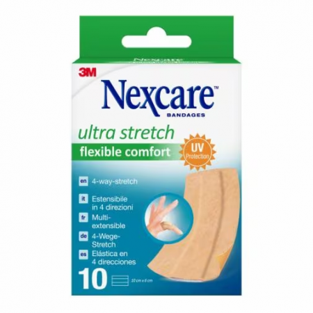 3M NEXCARE COMFORT 10 TIRAS 10 CM X 6 CM