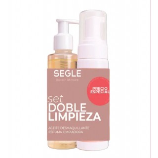 SEGLE SET DOBLE LIMPIEZA: ACEITE DESMAQUILLANTE 150 ML + ESPUMA LIMPIADORA 150ML