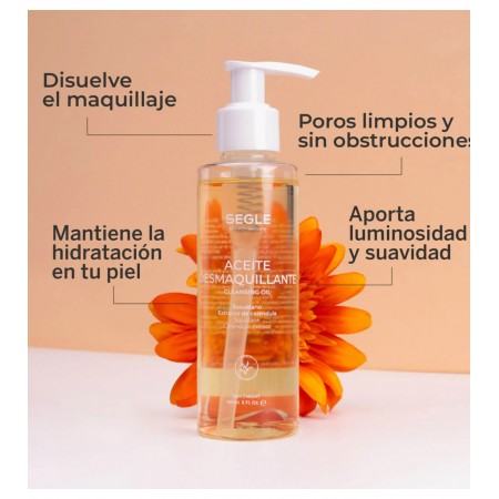 SEGLE SET DOBLE LIMPIEZA: ACEITE DESMAQUILLANTE 150 ML + ESPUMA LIMPIADORA 150ML
