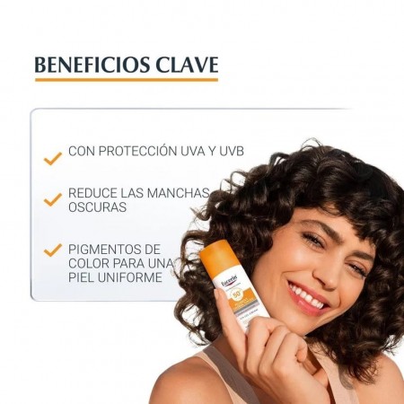 EUCERIN SUN PROTECTION PIGMENT CONTROL FPS50+ GEL-CREMA COLOR CLARO 50 ML