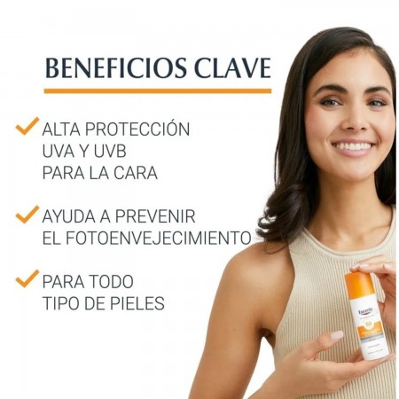 EUCERIN SUN PROTECTION 50+ FLUIDO ANTIEDAD 50 ML