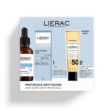 LIERAC PACK ANTI MANCHAS NIACINAMIDA PURA SERUM 30 ML + SOLAR SUNISSIME 30ML (REGALO)