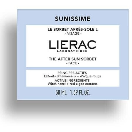 LIERAC SUNISSIME AFTERSUN GEL SORBETE FACIAL 50 ML