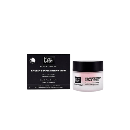 MARTIDERM BLACK DIAMOND EPIGENCE 145 CREMA DE NOCHE TEXTURA ENRIQUECIDA  50 ML