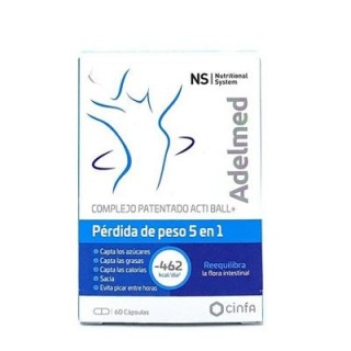 NS ADELMED 60 CAPSULAS PERDIDA DE PESO 5 EN 1 60 CAPSULAS
