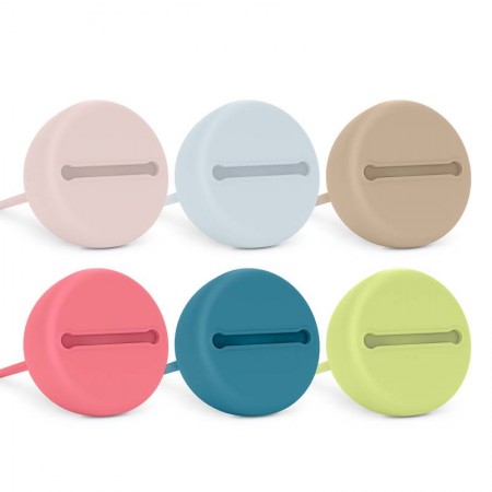 SUAVINEX PORTACHUPETES DE SILICONA SOFT&FLEXIBLE BOLA PARA GUARDAR 2 UNIDADES CHUPETES