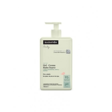 SUAVINEX PEDIATRIC GEL-CREMA BAÑO SUAVE PIEL Y CABELLO 750 ML