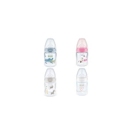 NUK BIBERON SILICONA TALLA M 0-6 MESES 150 ML