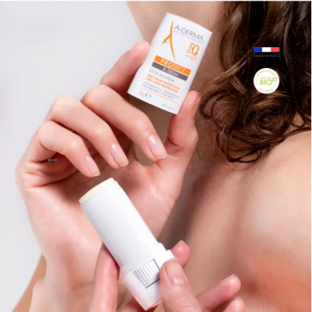 A-DERMA PROTECT X-TREM STICK INVISIBLE SPF 50+ MUY ALTA PROTECCION 1 ENVASE 8 G