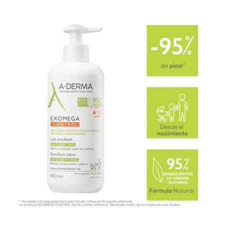A-DERMA EXOMEGA LECHE EMOLIENTE 400 ML
