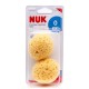 NUK ESPONJA VEGETAL DE BEBE 100 % 2 UNIDADES