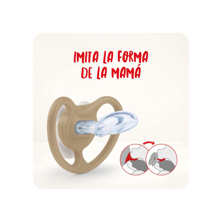 CHUPETE SILICONA NUK SPACE 18 - 36 MESES 2 UNIDADES ZEBRA