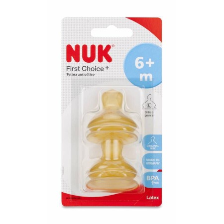 NUK TETINA LATEX FIRST CHOICE ALIMENTO T-2 L 2 U