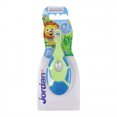 JORDAN CEPILLO DENTAL INFANTIL 0-2 AÑOS EXTRA SUAVE CON MORDEDOR