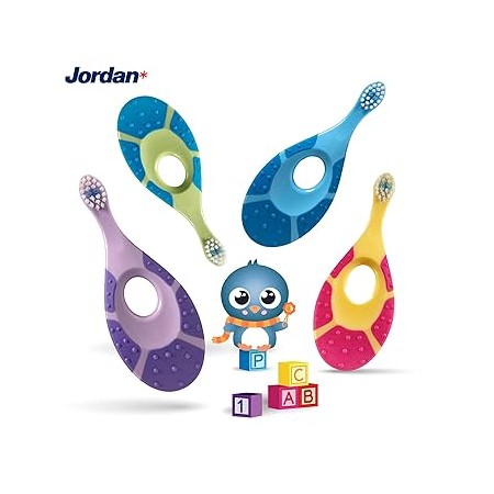 JORDAN CEPILLO DENTAL INFANTIL 0-2 AÑOS EXTRA SUAVE CON MORDEDOR
