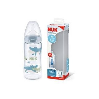 NUK BIBERON SILICONA TALLA L 6-18 MESES 300 ML