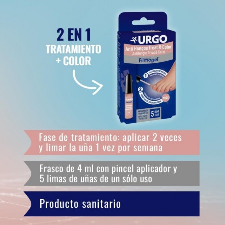 URGO  ANTIHONGOS TRATAMIENTO & COLOR NUDE 4 ML