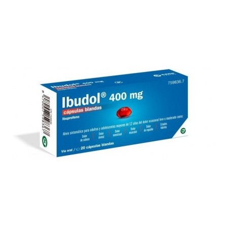 IBUDOL 400 MG 20 CAPSULAS BLANDAS