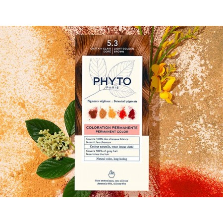 PHYTO COLOR TINTE 5.3 CASTAÑO CLARO DORADO