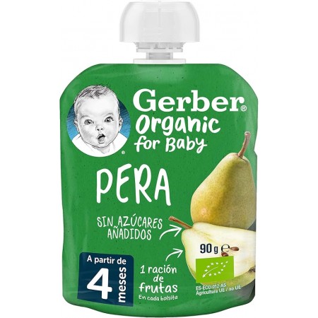 GERBER ORGANIC POUCH PERA 90 G