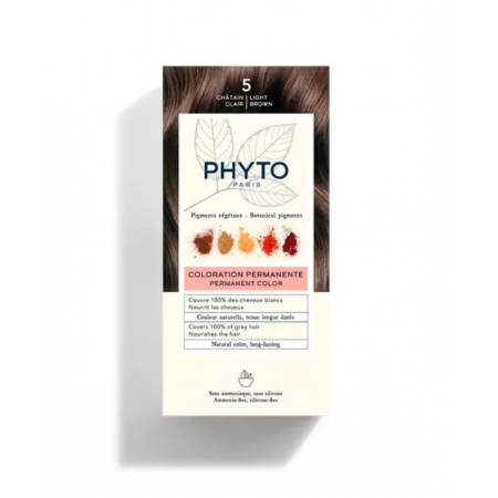 PHYTO COLOR TINTE 5.0 CASTAÑO CLARO