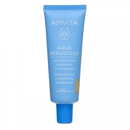 APIVITA AQUA BEELICIOUS SPF30 CREMA FLUIDA ILUMINADORA HIDRATANTE CON COLOR 40 ML