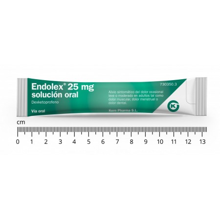 ENDOLEX 25 MG 10 SOBRES SOLUCION ORAL 10 ML