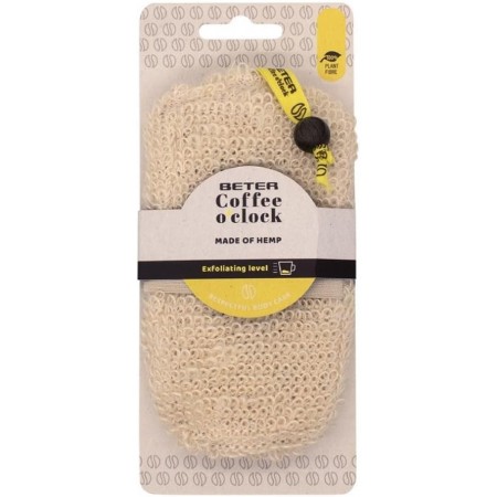 BETER COFFEE O´CLOCK GUANTE DE BAÑO EXFOLIANTE DE CAÑAMO