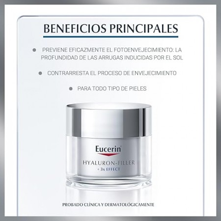 EUCERIN ANTIEDAD HYALURON FILLER CREMA DE DIA FPS30 RECARGA 50 ML