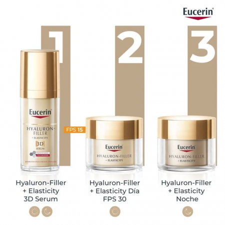 EUCERIN HYALURON FILLER+ ELASTICITY CREMA DE DIA FPS30 RECARGA 50 ML