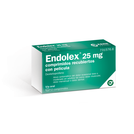 ENDOLEX 25 MG 12 COMPRIMIDOS
