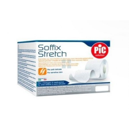 ESPARADRAPO PIC SOFFIX STRECH TEJIDO SIN TEJER EXTENSIBLE 2 M X 10 CM