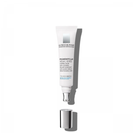 Detalle del aplicador metálico descongestionante del contorno de ojos La Roche-Posay Pigmentclar