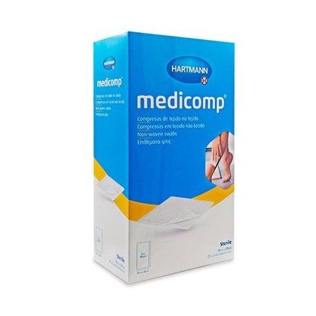 MEDICOMP COMPRESAS APOSITO ESTERIL SIN TEJER 10 X 20 CM 25 SOBRES 2 UD