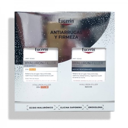 EUCERIN PACK HYALURON FILLER 3X EFFECT CREMA DE DIA FPS30 50ML + CREMA DE NOCHE 50ML