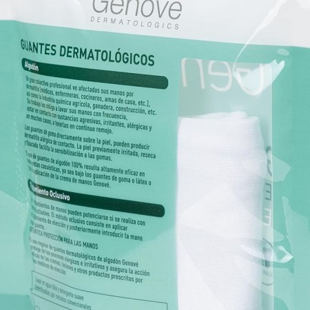 GENOVE GUANTES DE ALGODON DERMATOLOGICO TALLA PEQUEÑA S 1 PAR