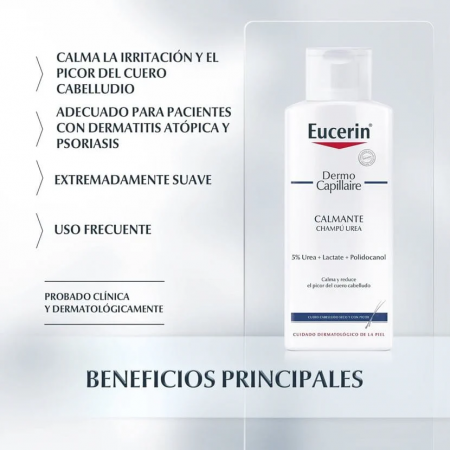 EUCERIN DERMOCAPILLAIRE CHAMPU CALMANTE 250 ML