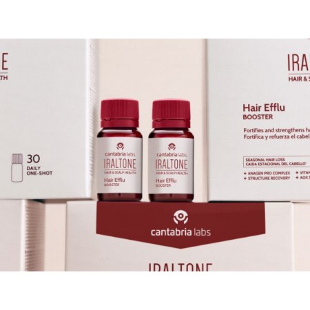 IRALTONE HAIR EFFLU BOOSTER FORTIFICA Y REFUERZA 30 VIALES 15 ML