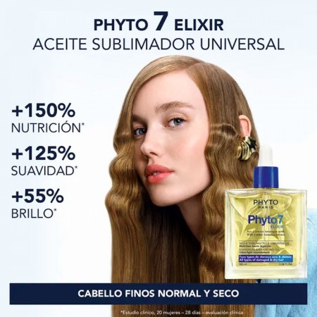 PHYTO 7 ELIXIR ACEITE SUBLIMADOR UNIVERSAL CABELLO SECO Y DAÑADO 100 ML