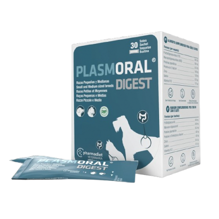 PHARMADIET DIGEST PLASMORAL RAZAS PEQUEÑAS Y MEDIANAS 30 SOBRES