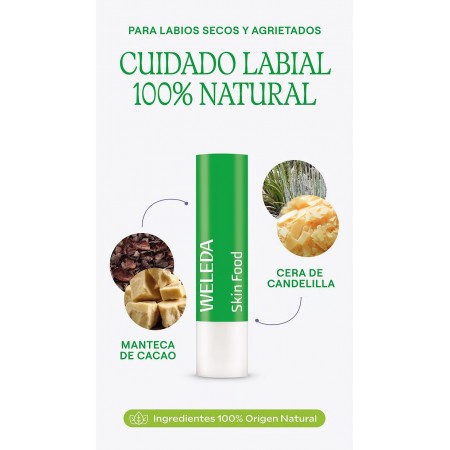 WELEDA SKIN FOOD LIP LABIOS 100% INGREDIENTES NATURALES 4,8 G
