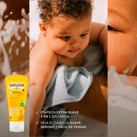 WELEDA BABY 2 EN 1 CHAMPU Y GEL DE DUCHA DE CALENDULA 400 ML