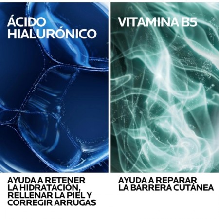 Ingredientes activos de Hyalu B5 para retener la hidratación y reparar la barrera de la piel