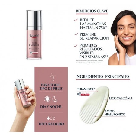 EUCERIN PACK ANTI-PIGMENT DUAL SERUM 30ML + 2 MINITALLAS REGALO