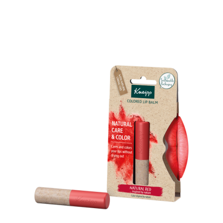 KNEIPP BALSAMO LABIAL CON COLOR NATURAL COLOR RED 3,5 G