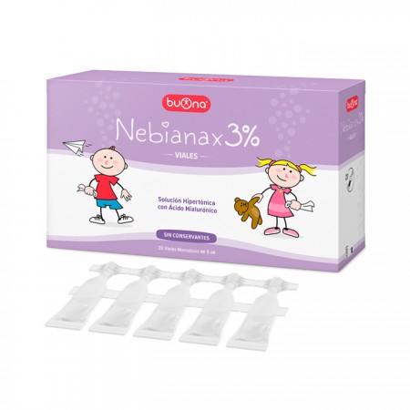 NEBIANAX 3% SOLUCION HIPERTONICA 20 VIALES X 5 ML