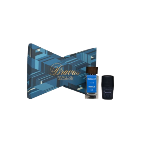 PAPILLON PRIVÉ PACK BRAVUS PARFUM 50ML + PULSERA + DESODORANTE ANTITRANSP 50ML